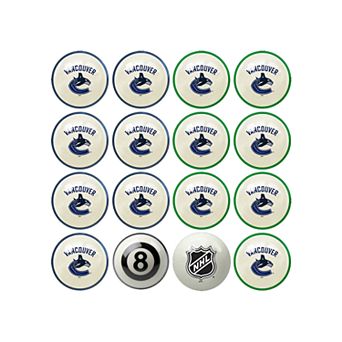 Home vs. Away Vancouver Canucks 16 pc Billiard Ball Set