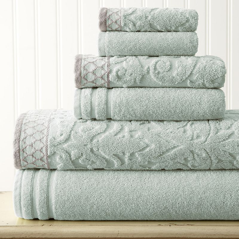 510 DESIGN Big Bundle 100% Cotton Bath Towel Set - Silver