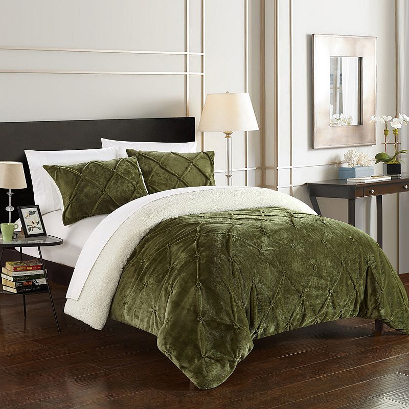 Chic Home Josepha Comforter Set, Green, King