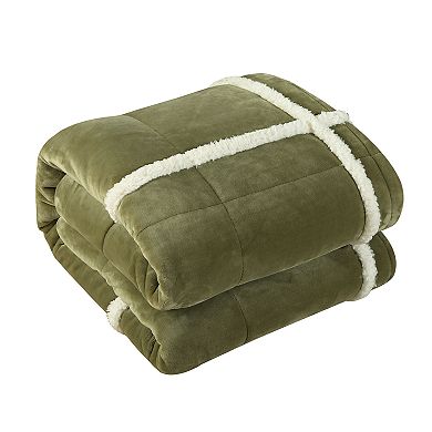 Chloe Sherpa Fleece Comforter Set