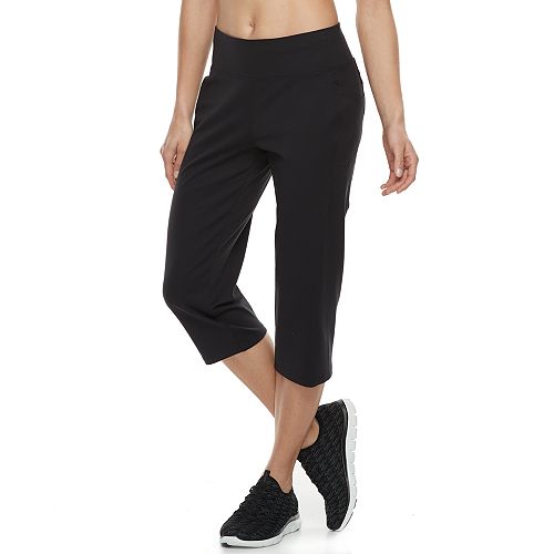 sweat capris with pockets