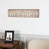 Stratton Home Decor "Blessed" Rustic Wall Decor 