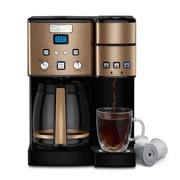 Cuisinart® Coffee Center™ Copper Stainless 12-Cup Coffee Maker &  Single-Serve Brewer