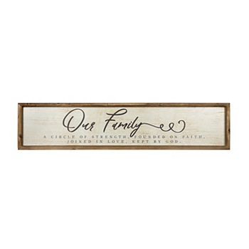 Stratton Home Decor Our Family Rustic Wall Decor