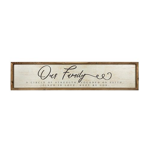 Stratton Home Decor  Our Family Rustic Wall  Decor 