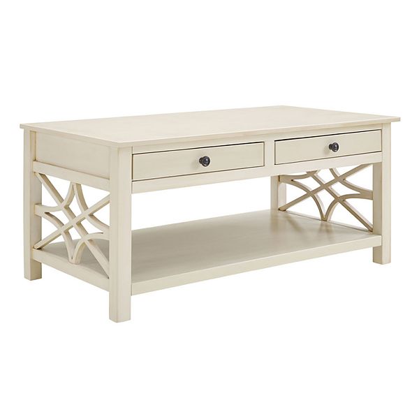 Linon Whitley Shabby Chic Coffee Table