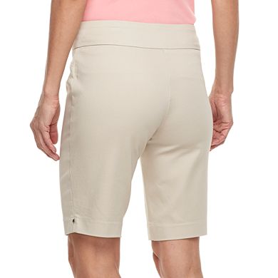 Women's Croft & Barrow® Polished Pull-On Bermuda Shorts
