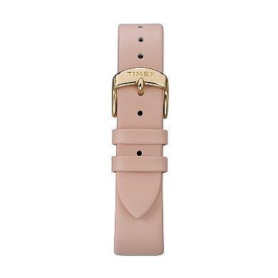Timex Women's Style Elevated Crystal Leather Watch - TW2R66300JT