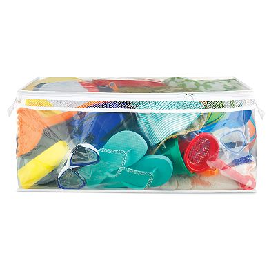Whitmor Flexible Zip Jumbo Storage Tote