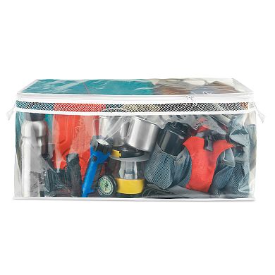 Whitmor Flexible Zip Jumbo Storage Tote