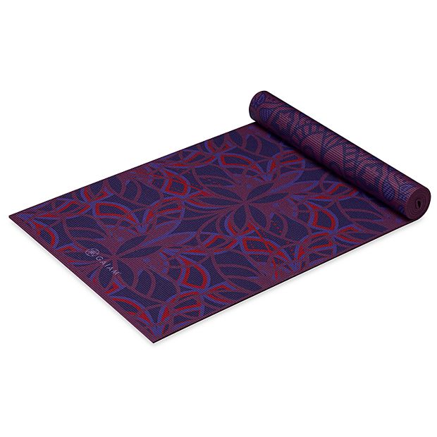 Gaiam Be Free Reversible 6mm Yoga Mat, Purple