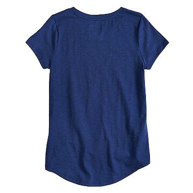 Girls 7-16 SO® Knot Front Graphic Tee