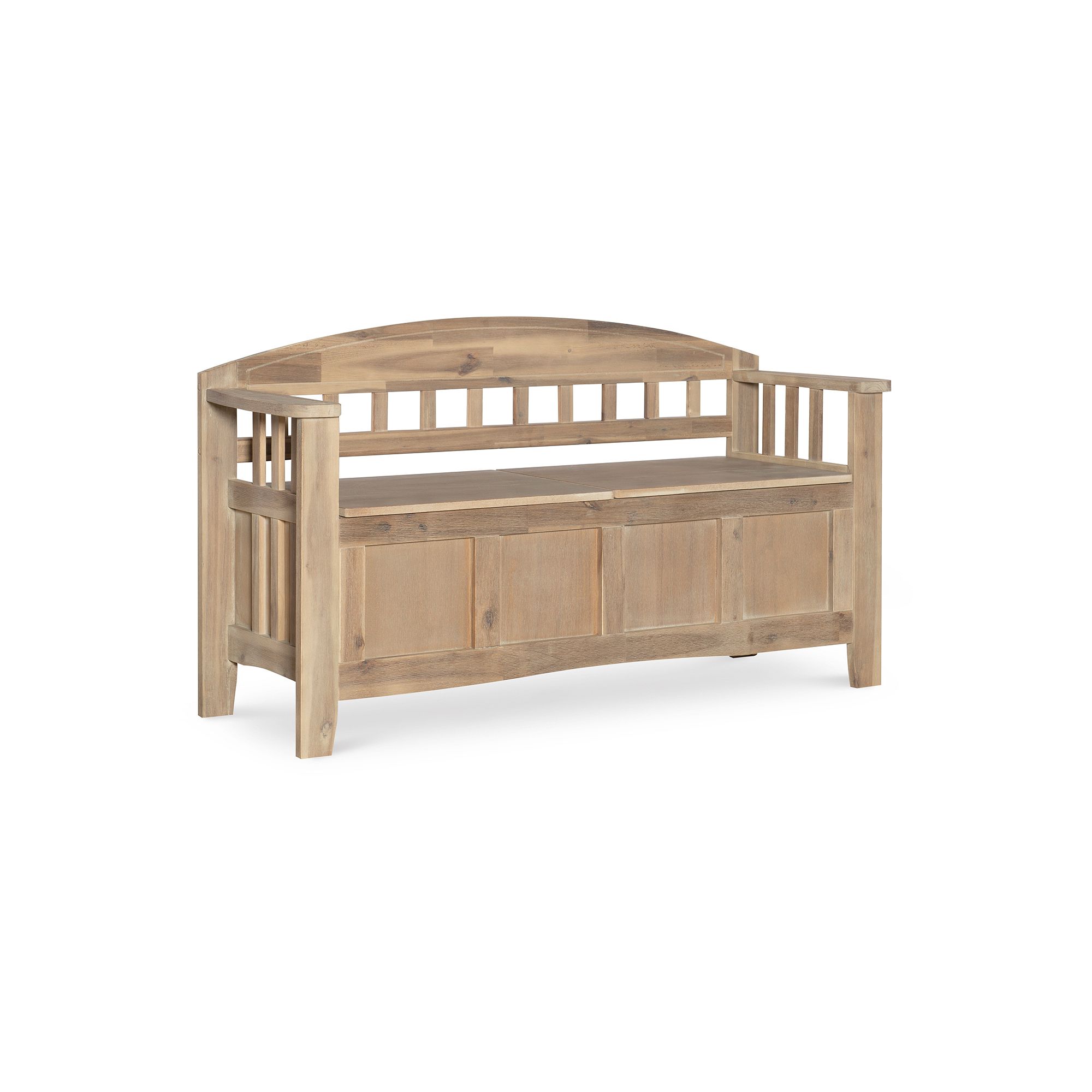 Linon Aria Storage Bench, Beige
