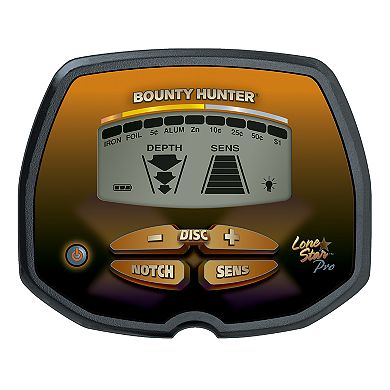 Bounty Hunter Pro Lone Metal Detector with Bonus Pinpointer 