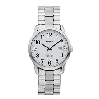 Timex® Men's Easy Reader Stainless Steel Expansion Watch - TW2R58400JT