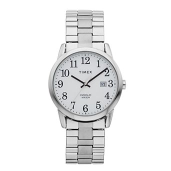 Timex® Men's Easy Reader Stainless Steel Expansion Watch - TW2R58400JT
