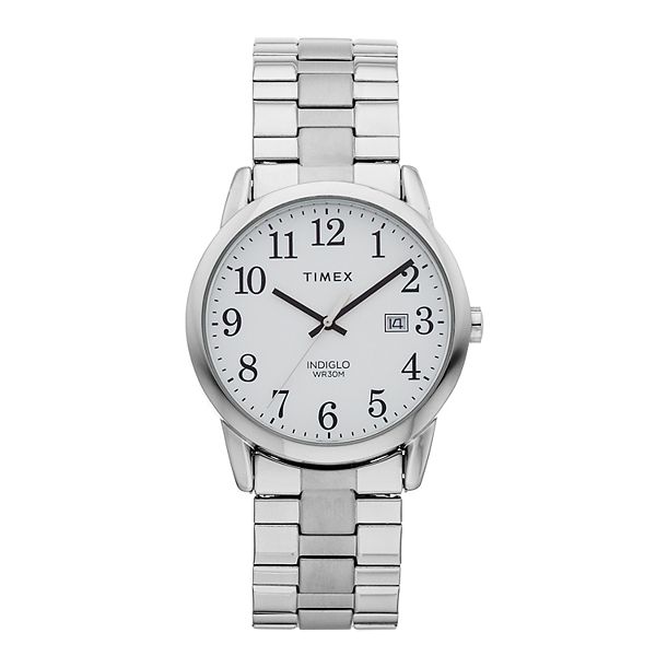 Timex® Men's Easy Reader Stainless Steel Expansion Watch - TW2R58400JT