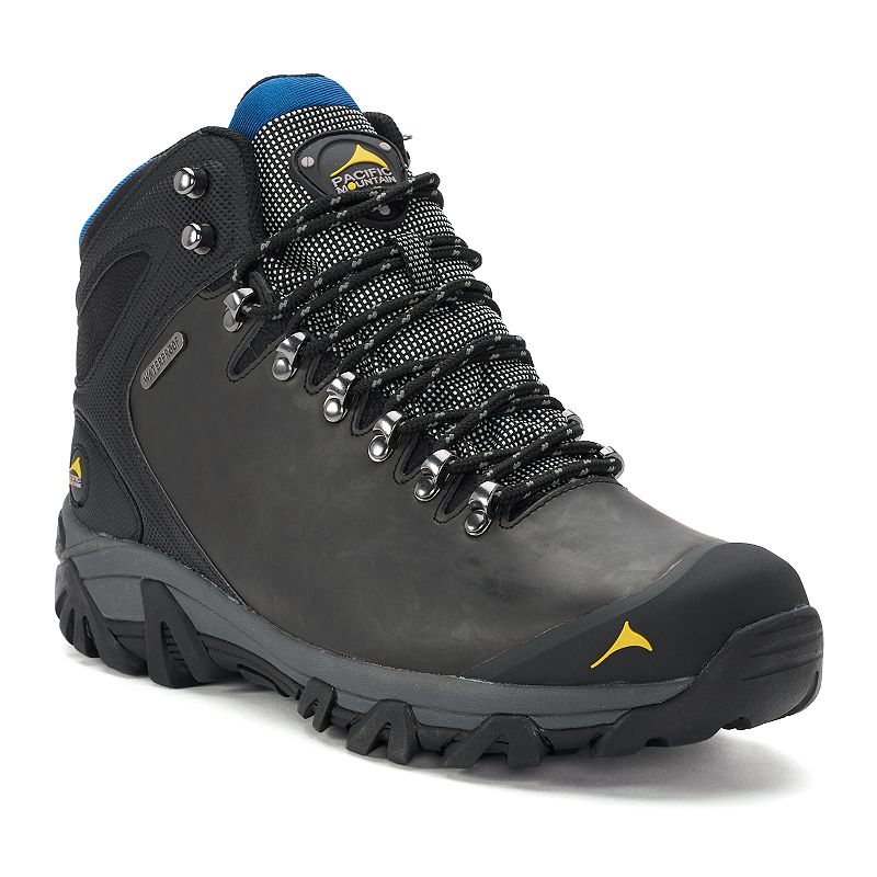 UPC 806434029330 product image for Pacific Mountain Elbert Men's Waterproof Hiking Boots, Size: Medium (8.5), Black | upcitemdb.com