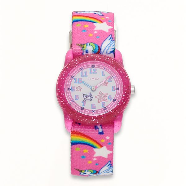 Timex® Kids' Rainbows & Unicorns time Teacher Watch - TW7C25500XY