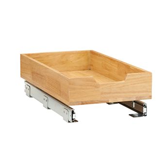 Household Essentials Wood 1 tier 11.5-inch Wide Sliding Under Cabinet Organizer
