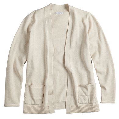 Women's Croft & Barrow® Essential Open-Front Cardigan