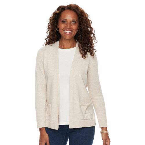 Women's Croft & Barrow® Essential OpenFront Cardigan