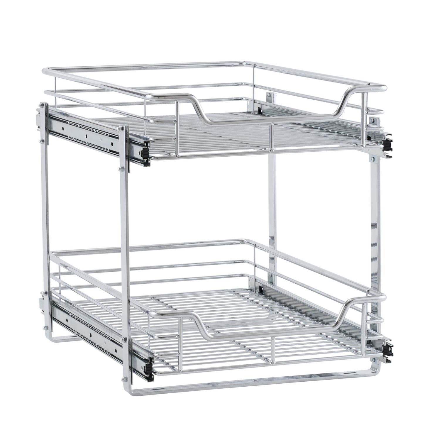 Sorbus 2 Tier Organizer Baskets with Mesh Sliding Drawers