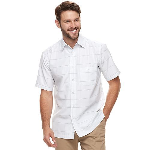 microfiber button down shirt