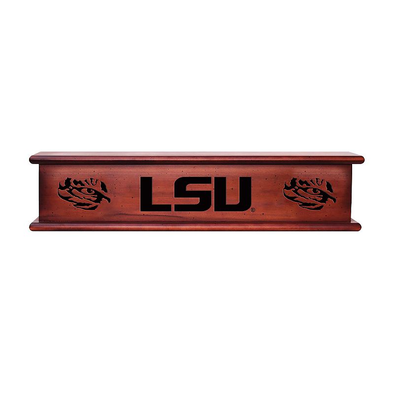 LSU Tigers Memorabilia Shelf, Brown