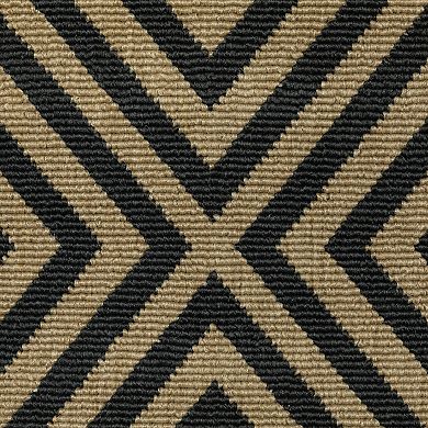 StyleHaven Mainland Diamond Panel Geometric Indoor Outdoor Rug