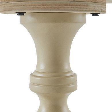 Madison Park Hemlock Pedestal End Table 