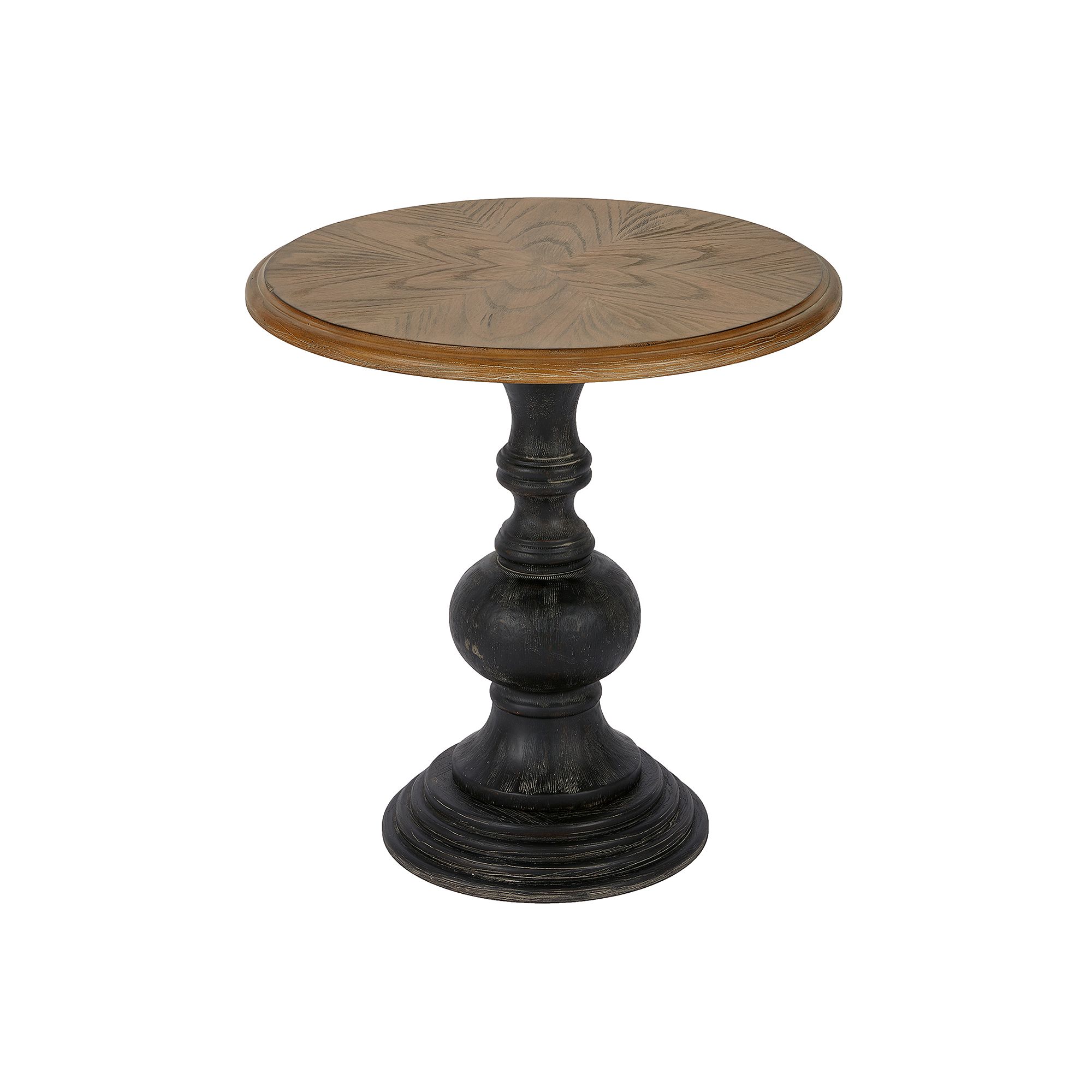 Madison Park Hemlock Pedestal End Table, Natural