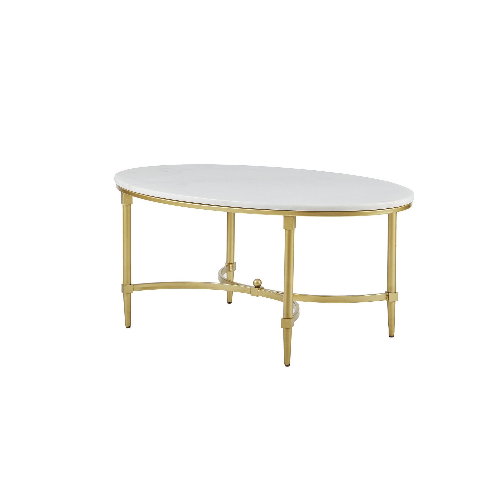 Madison Park Signature Marble Coffee Table, White
