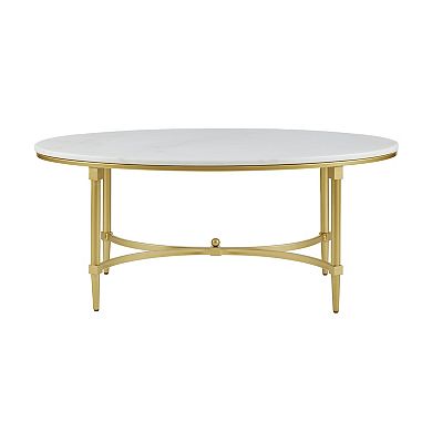 Madison Park Signature Marble Coffee Table