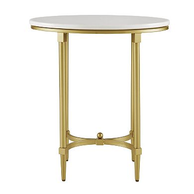 Madison Park Signature Faux Marble End table