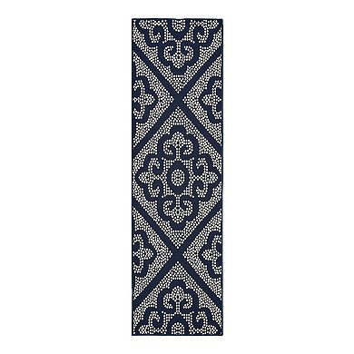 StyleHaven Mainland Medallion Panel Indoor Outdoor Rug