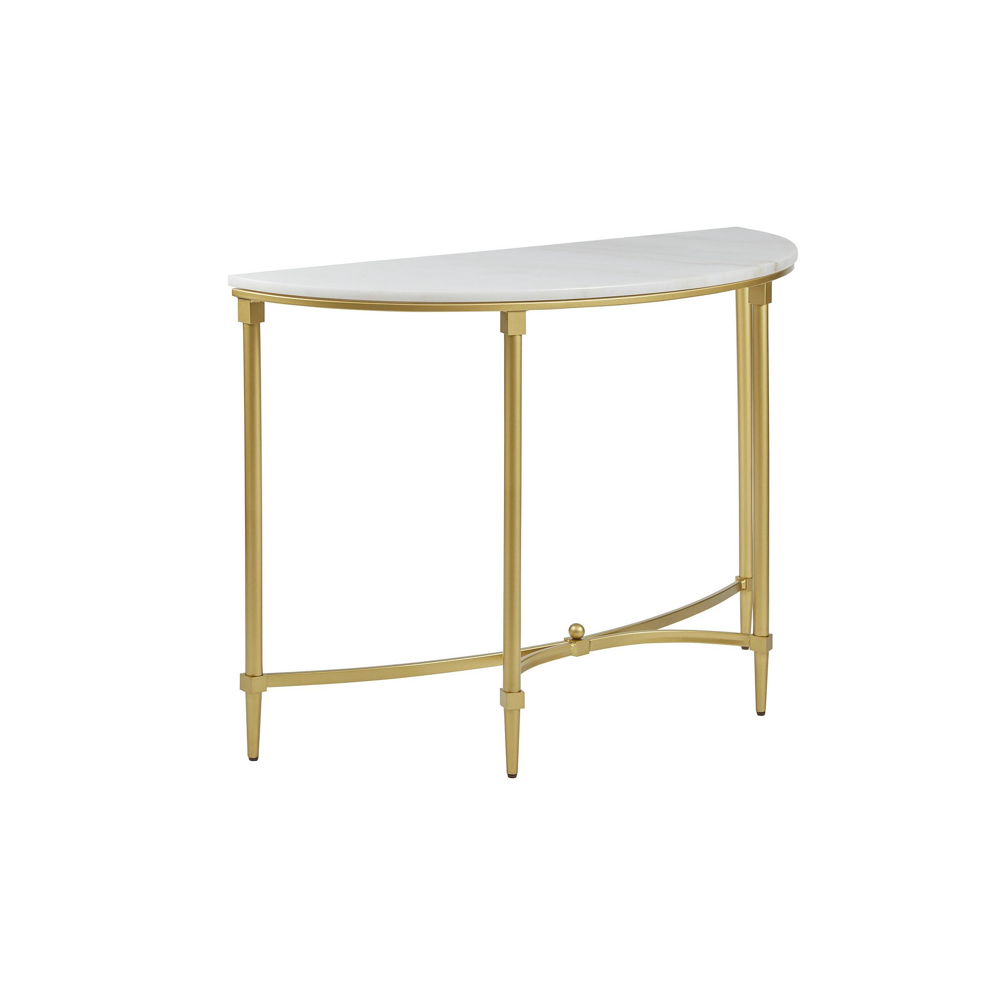Madison Park Signature Faux Marble Console Table, Gold
