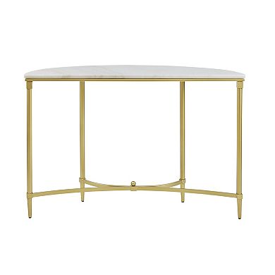 Madison Park Signature Faux Marble Console table