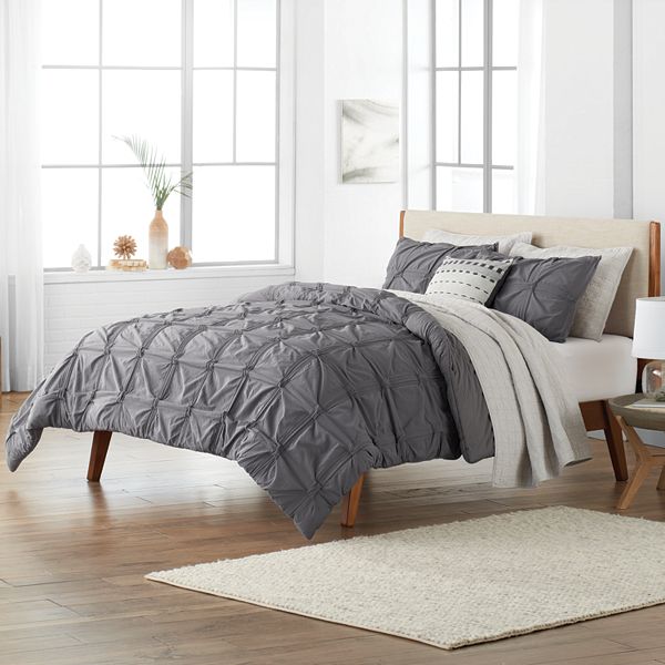 Sonoma Goods For Life Fallon Pleated Duvet Cover Set