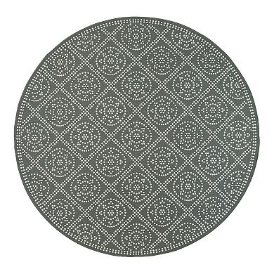 StyleHaven Mainland Lattice Geometric Indoor Outdoor Rug