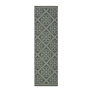 StyleHaven Mainland Lattice Geometric Indoor Outdoor Rug