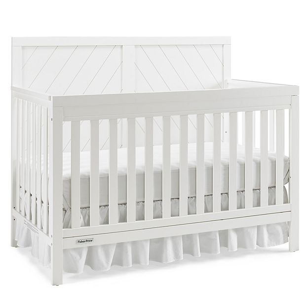 Fisher price gray sales crib