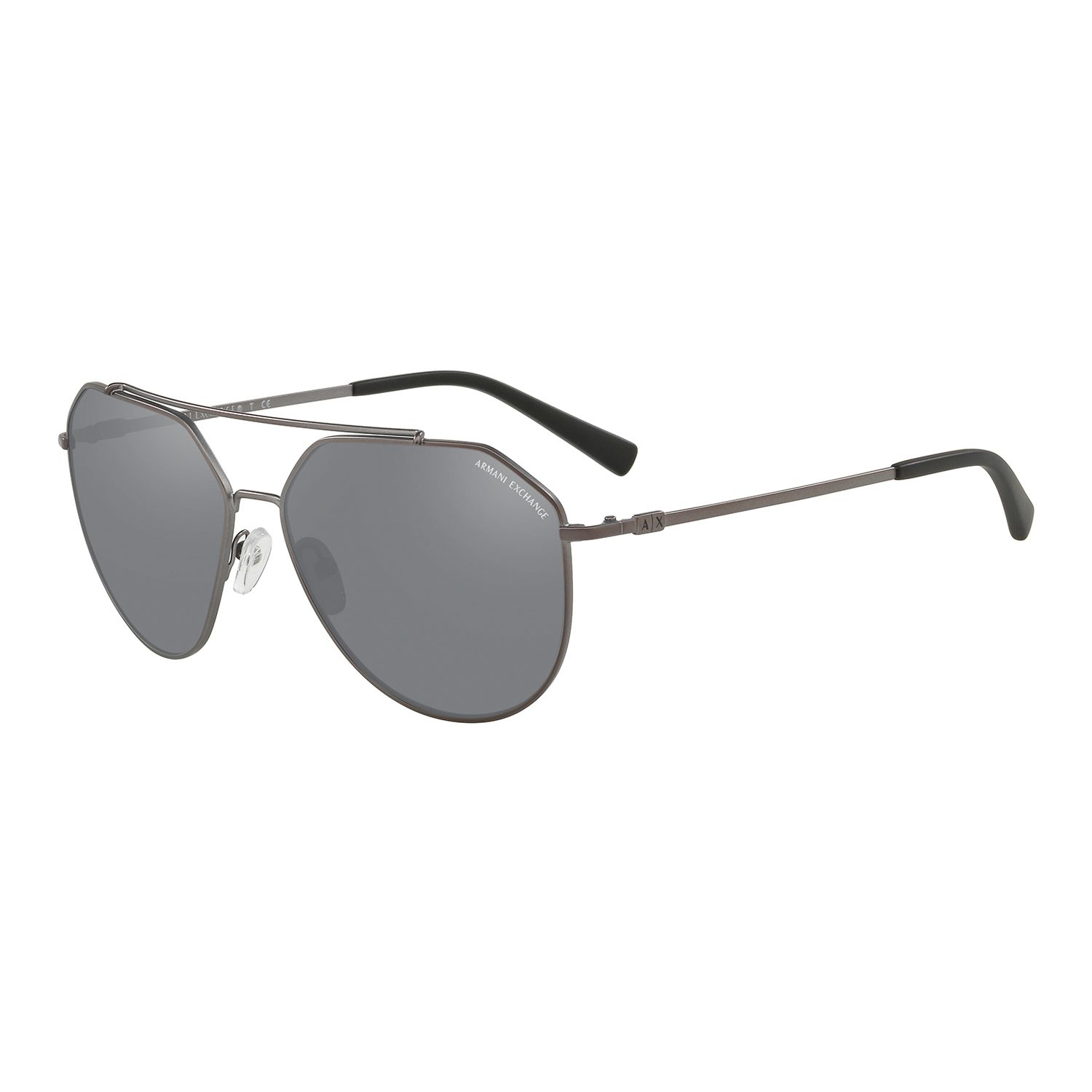 armani exchange aviator sunglasses