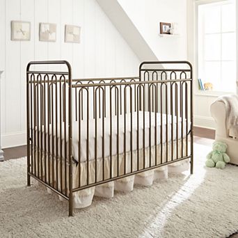 LA Baby Trinity 3 in 1 Convertible Full Sized Metal Crib
