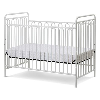 LA Baby Trinity in Convertible Full Sized Metal Crib