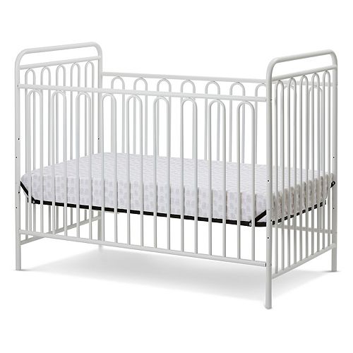 La Baby Trinity 3 In 1 Convertible Full Sized Metal Crib