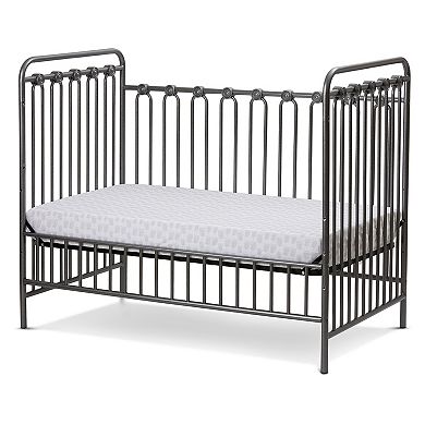 LA Baby Napa 3-in-1 Convertible Full Sized Metal Crib