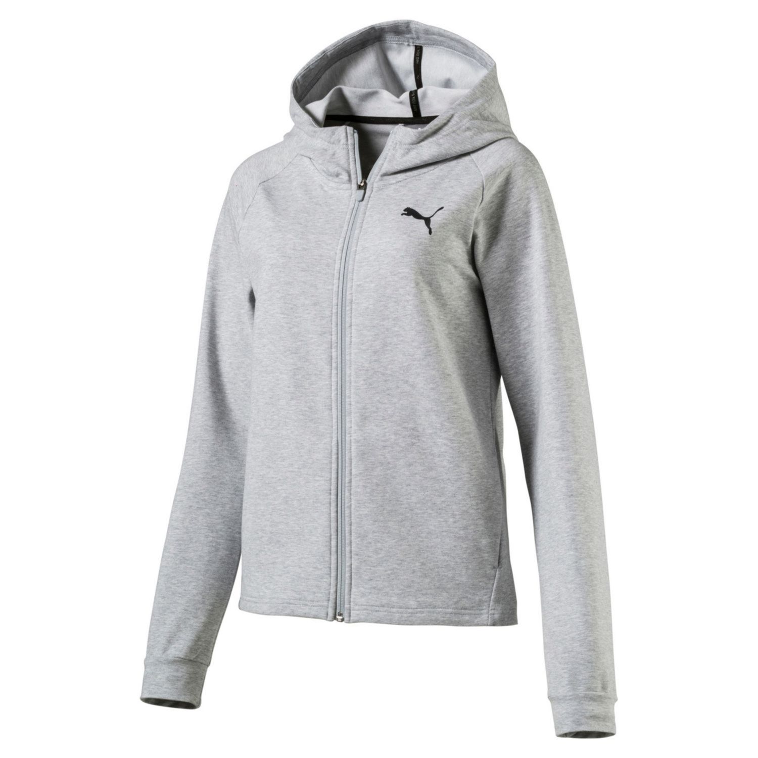 puma grey hoodie womens