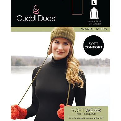 Women's Cuddl Duds Softwear Turtleneck