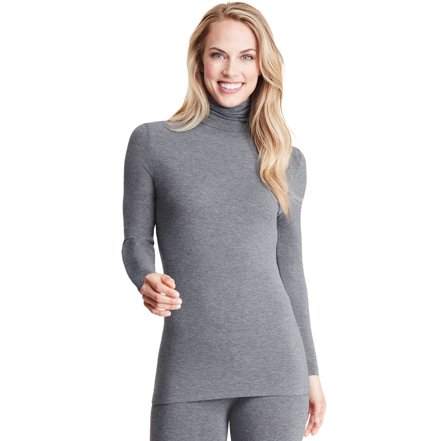 cuddl duds mock neck